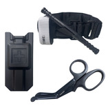 Kit Aph Tático Torniquete Tesoura Ponta Romba Case
