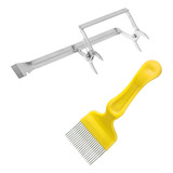 Kit Apicultura Saca Quadros Garfo Desoperculador 21 Pin
