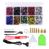 Kit Aplicador Hotfix Aplicador De Strass Diy