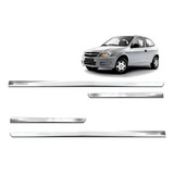 Kit Aplique Cromado Friso Slim Celta 2p 2007 2008 2009