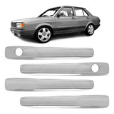 Kit Aplique Cromado Maçaneta Gol Voyage Parati Saveiro 87 95