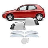 Kit Aplique Cromado Maçaneta Retrovisor Tampa Combustível Celta 07 14 4p