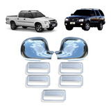 Kit Aplique Cromado S 10 blazer 95 12 Maçaneta E Retrovisor