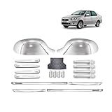 Kit Aplique Jogo De Maçaneta 4P Aplique Par De Retrovisor Friso Lateral X Treme Esportivo Protetor Bandeja De Porta Mala Aplique De Para Choque Jogo Tampa De Válvula G3 2012 2016