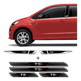 Kit Aplique Lateral Up Tsi Vw Soleira Da Porta Protetora