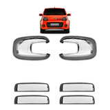 Kit Aplique Maçaneta Capas Retrovisor Novo Uno 2010 2011