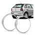 Kit Aplique Moldura Aro Cromado Lanterna Gol G4 2006 À 2013