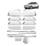 Kit Aplique Retrovisor Friso Slim Celta 2007 2008 Cromado
