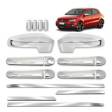 Kit Aplique Volks Gol G6 G7 G8 Friso Lateral Largo 12 22 A