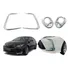 Kit Apliques Farol E Lateral Milha Corolla 2020 2025 Cromado