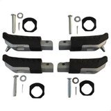 Kit Apoio De Pé Pedaleiras Cb Twister Cb 300 Cbx 250 Cb 200