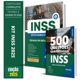 Kit Apostila Inss Técnico Do Seguro Social Caderno Testes