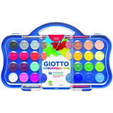 Kit Aquarela Giotto 36 Cores Mini 2 Pincel Cores Intensas