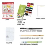 Kit Aquarela Kuretake Etegami