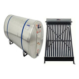 Kit Aquecedor Solar Boiler 400 Litros Coletor Vácuo 25 Tubos
