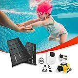 Kit Aquecedor Solar Para Piscinas De Até 10m Ou 14mil Litros TekSol Com Controlador De Aquecimento Bivolt E Motobomba