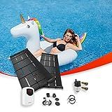 Kit Aquecedor Solar Para Piscinas De Até 15m Ou Até 20 Mil Litros TekSol Com Controlador De Temperatura Bivolt
