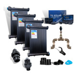 Kit Aquecimento Solar Piscina 10 Placas 4m 17000l Cavalete