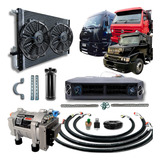 Kit Ar Condicionado Elétrico Condensador Grande 2 Ventoinhas