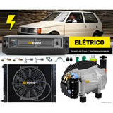 Kit Ar Condicionado Elétrico Euro Fiat Completo Quadrado Uno