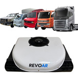 Kit Ar Condicionado Elétrico Teto Caminhão Vans Com Gás 24v