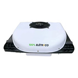 Kit Ar Condicionado Teto Elétrico Caminhão Vans Slim Com Gás