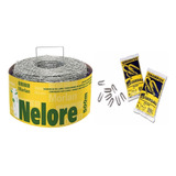 Kit Arame Farpado 500m 100 Galvanizado 2kg Grampo Nelore