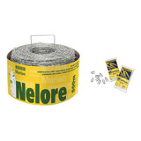 Kit Arame Farpado 500m Nelore 100 Galvanizado 2kg Grampo