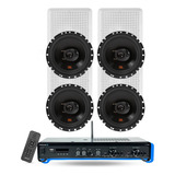 Kit Arandela Som Ambiente Jbl Frahm 4 Arandelas Bar G5