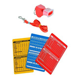 Kit Arbitragem De Futsal Com Cartão E Apito Vm