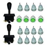 Kit Arcade Com Botões E Comandos Para Fliperama Eletromatic