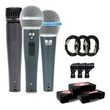 Kit Arcano Microfone Renius 7 Rhodon 8b Osme 8 Xlr xlr