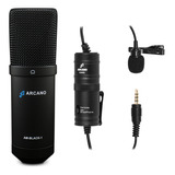Kit Arcano Microfone Usb Para Estúdio