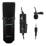 Kit Arcano Microfone Usb Para Estúdio