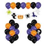 Kit Arco Baloes Decoracao Festa Halloween Bruxa Fantasma