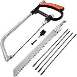 Kit Arco De Serra Mágica Mini Serrote Tico Tico Manual 6 Em 1 Portátil C 6 Serras Multifuncional 7 Em 1 Universal