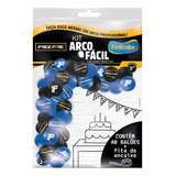 Kit Arco Fácil Com 48 Bexigas Decorativas Temática Free Fire