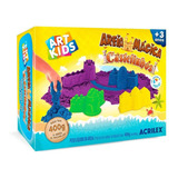 Kit Areia Mágica Cinética Castelinhos 400g Art Kids Full