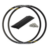 Kit Aro 29 Par Vzan Strike Pro Tubeless 28 32 36 Raios Inox