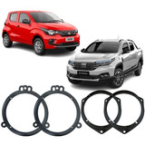 Kit Aro Adaptador Alto Falante Fiat Mobi E Nova Strada Dupla