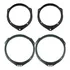 Kit Aro Adaptador De Alto Falantes Agile Astra Meriva Punto 