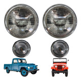 Kit Aro Farol E Lanterna Jeep Ford Willys Rural F 75 Jipe