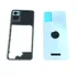Kit Aro Lateral + Tampa Traseira Moto E22 Cor Azul Novo 