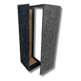 Kit Arranhador Para Gatos Yan Pet Protedor Canto Sofá Cama Box 2un Cor Cinza
