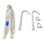 Kit Arraste Plataforma Guincho 10ton X 100mm Anzol manilhas