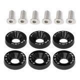 Kit Arruela Anilha Billet Anodizada E Parafuso M8 Carro Moto