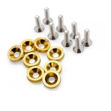 Kit Arruela Billet Universal Com Parafuso M6 Epman   4 Kits