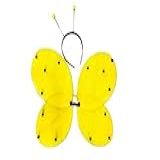 Kit Asa Abelhinha Festa Fantasia Adulto E Infantil -Amarelo-