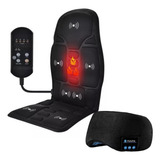 Kit Assento Massageador Tapa Olho Máscara Dormir Fone