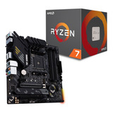 Kit Asus Tuf Gaming B550m-plus + Processador Ryzen R7 5700x